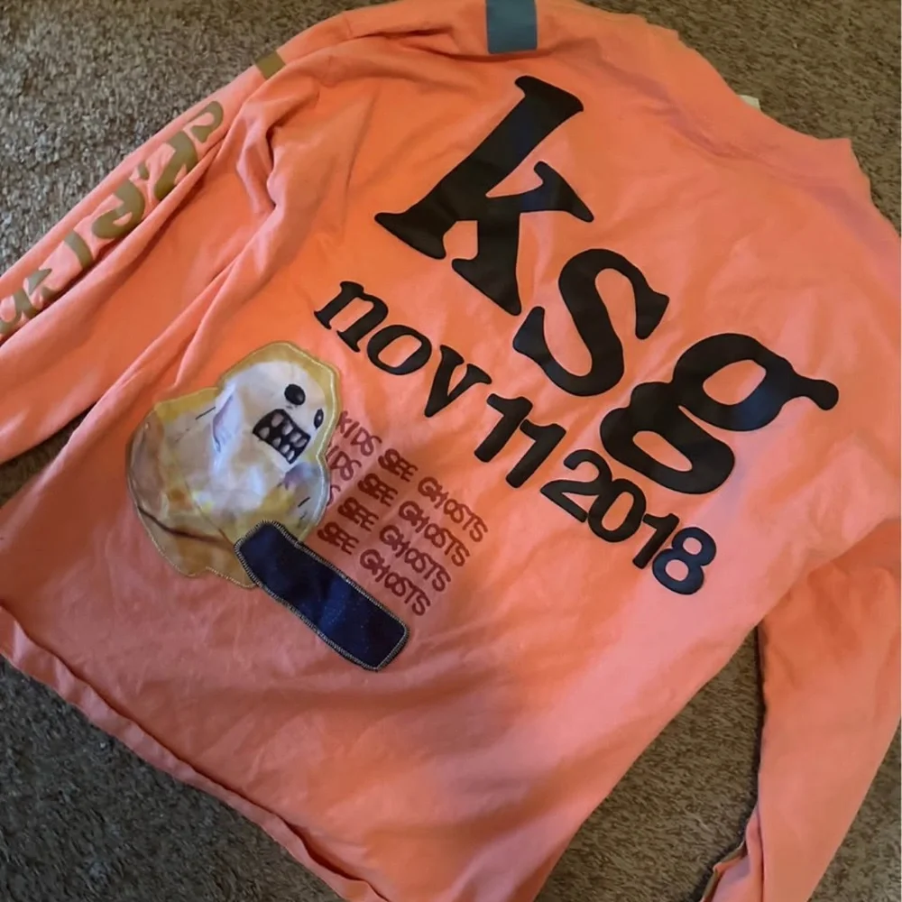 Yeezy Orange Graphic Long Sleeve Tee - Picture 2 of 2